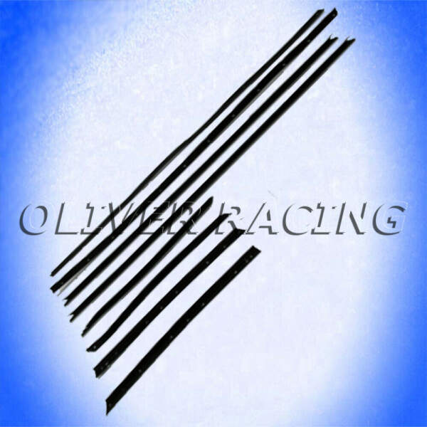 FENSTERSCHACHTLEISTEN Set 8-teilig BUICK RIVIERA 1968 1969 1970 68 69 70