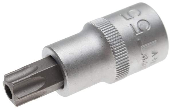 Bit-Einsatz | Antrieb Innenvierkant 12,5 mm (1/2") | T-Profil (für Torx) mit Bohrung T55
