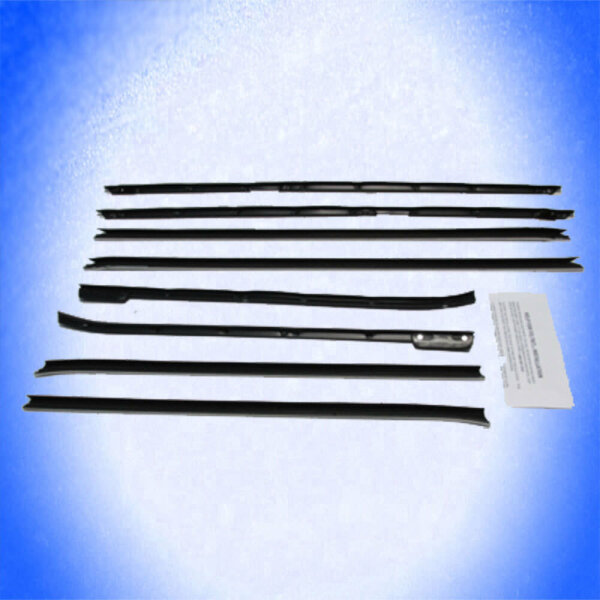 FENSTERSCHACHTLEISTEN Set 8-teilig CADILLAC DeVille Cabriolet 1965 1966 65 66