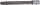 Bit-Einsatz | Länge 200 mm  | Antrieb Innenvierkant 12,5 mm (1/2") | Innenvielzahn (für XZN) M14