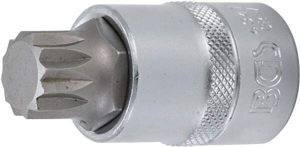 Bit-Einsatz | Antrieb Innenvierkant 12,5 mm (1/2") | Innenvielzahn (für XZN) M18