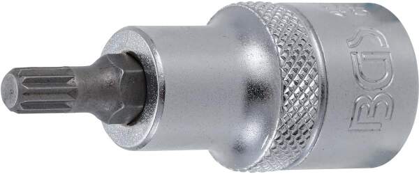 Bit-Einsatz | Antrieb Innenvierkant 12,5 mm (1/2") | Innenvielzahn (für XZN) M6