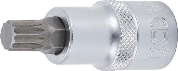 Bit-Einsatz | Antrieb Innenvierkant 12,5 mm (1/2") | Innenvielzahn (für XZN) M10