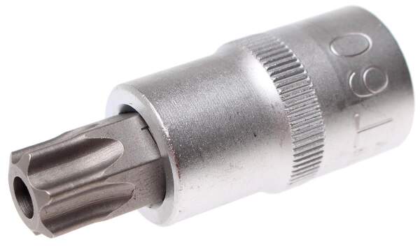 Bit-Einsatz | Antrieb Innenvierkant 12,5 mm (1/2") | T-Profil (für Torx) mit Bohrung T60