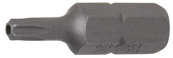 Bit | Länge 30 mm | Antrieb Außensechskant 8 mm (5/16") | T-Profil (für Torx) mit Bohrung T20