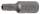 Bit | Länge 30 mm | Antrieb Außensechskant 8 mm (5/16") | T-Profil (für Torx) mit Bohrung T27
