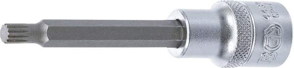 Bit-Einsatz | Länge 100 mm | Antrieb Innenvierkant 12,5 mm (1/2") | Innenvielzahn (für XZN) M7