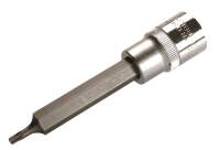 Bit-Einsatz | Länge 100 mm | Antrieb Innenvierkant 12,5 mm (1/2") | T-Profil (für Torx) T15