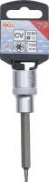 Bit-Einsatz | Länge 100 mm | Antrieb Innenvierkant 12,5 mm (1/2") | T-Profil (für Torx) T15
