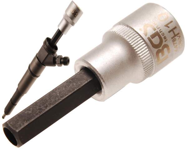 Injektor-Einsatz | Antrieb Innenvierkant 12,5 mm (1/2") | Abtrieb Innensechskant 10 mm
