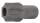 Bit | Antrieb Außensechskant 10 mm (3/8") | T-Profil (für Torx) mit Bohrung T70