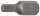 Bit | Antrieb Außensechskant 10 mm (3/8") | Keil-Profil (für RIBE) M6