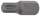 Bit | Antrieb Außensechskant 10 mm (3/8") | Keil-Profil (für RIBE) M8