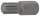 Bit | Antrieb Außensechskant 10 mm (3/8") | Keil-Profil (für RIBE) M9