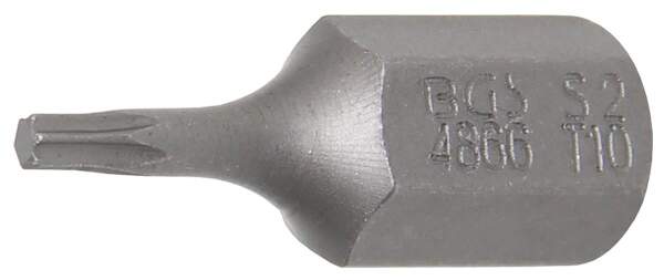 Bit | Antrieb Außensechskant 10 mm (3/8") | T-Profil (für Torx) T10
