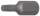 Bit | Antrieb Außensechskant 10 mm (3/8") | T-Profil (für Torx) T27