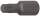 Bit | Antrieb Außensechskant 10 mm (3/8") | T-Profil (für Torx) T40