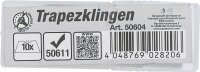 Trapezklingen-Satz | für Art. 50611 | 10-tlg.