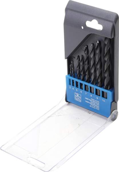 HSS-Spiralbohrer-Satz | 3 - 10 mm | 8-tlg.