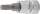 Bit-Einsatz | Antrieb Innenvierkant 6,3 mm (1/4") | Innenvielzahn (für XZN) M5