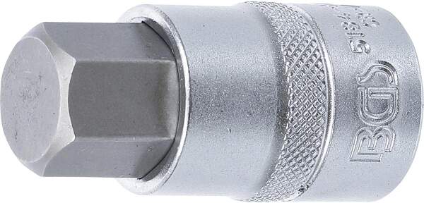 Bit-Einsatz | Antrieb Innenvierkant 12,5 mm (1/2") | Innensechskant 19 mm