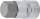 Bit-Einsatz | Antrieb Innenvierkant 12,5 mm (1/2") | Innensechskant 22 mm