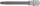 Bit-Einsatz | Länge 140 mm | Antrieb Innenvierkant 12,5 mm (1/2") | Innenvielzahn (für XZN) M10