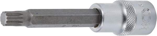 Bit-Einsatz | Länge 100 mm | Antrieb Innenvierkant 12,5 mm (1/2") | Innenvielzahn (für XZN) M9
