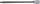 Bit-Einsatz | Länge 240 mm  | Antrieb Innenvierkant 12,5 mm (1/2") | Keil-Profil (für RIBE) M7