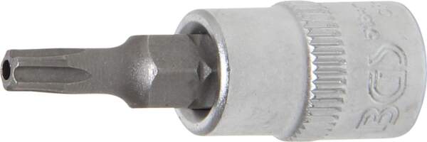 Bit-Einsatz | Antrieb Innenvierkant 6,3 mm (1/4") | TS-Profil (für Torx Plus) mit Bohrung TS20
