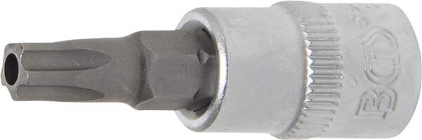 Bit-Einsatz | Antrieb Innenvierkant 6,3 mm (1/4") | TS-Profil (für Torx Plus) mit Bohrung TS30