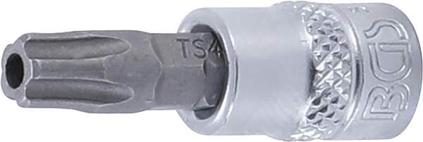 Bit-Einsatz | Antrieb Innenvierkant 6,3 mm (1/4") | TS-Profil (für Torx Plus) mit Bohrung TS40