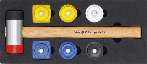 Wechselkopf-Hammer-Satz | Ø 43 mm | 9-tlg.