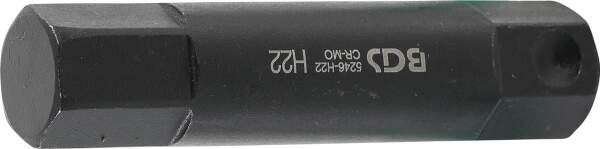 Bit | Länge 100 mm | Antrieb Außensechskant 22 mm | Innensechskant 22 mm