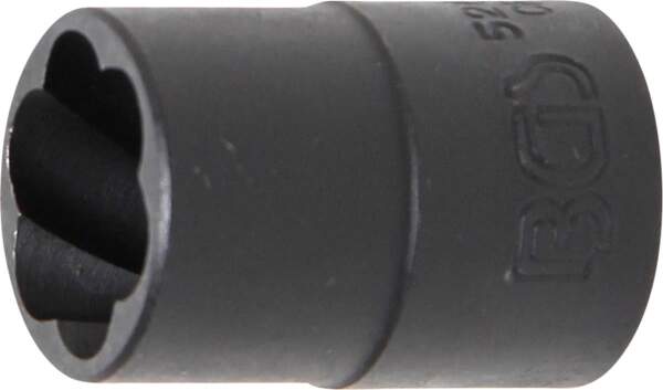 Spiral-Profil-Steckschlüssel-Einsatz / Schraubenausdreher | Antrieb Innenvierkant 12,5 mm (1/2") | SW 16 mm