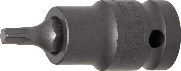Kraft-Bit-Einsatz | Antrieb Innenvierkant 12,5 mm (1/2") | T-Profil (für Torx) T30
