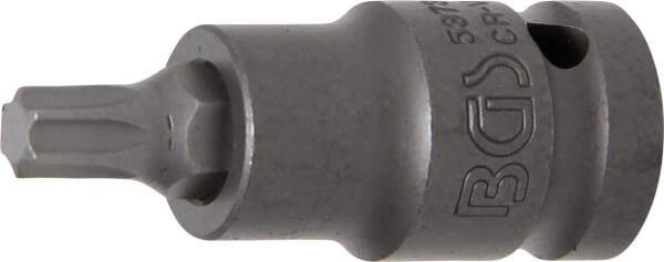 Kraft-Bit-Einsatz | Antrieb Innenvierkant 12,5 mm (1/2") | T-Profil (für Torx) T45