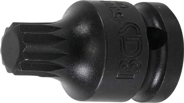 Kraft-Bit-Einsatz | Antrieb Innenvierkant 12,5 mm (1/2") | Innenvielzahn (für XZN) M14