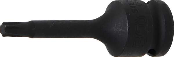 Kraft-Bit-Einsatz | Antrieb Innenvierkant 12,5 mm (1/2") | T-Profil (für Torx) T40