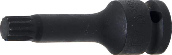 Kraft-Bit-Einsatz | Antrieb Innenvierkant 12,5 mm (1/2") | Innenvielzahn (für XZN) M12