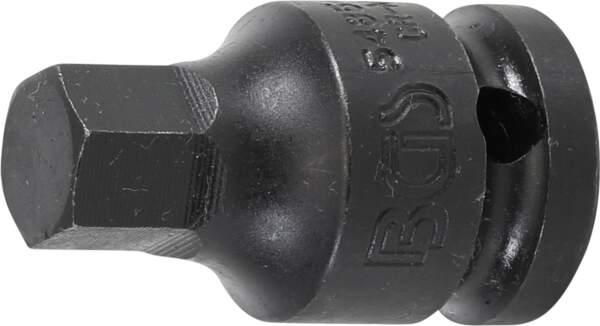 Kraft-Bit-Einsatz | Antrieb Innenvierkant 12,5 mm (1/2") | Innensechskant 13 mm