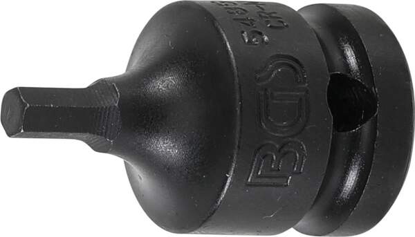 Kraft-Bit-Einsatz | Antrieb Innenvierkant 12,5 mm (1/2") | Innensechskant 5 mm