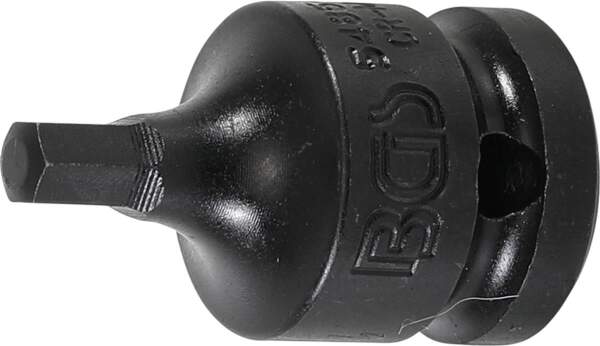 Kraft-Bit-Einsatz | Antrieb Innenvierkant 12,5 mm (1/2") | Innensechskant 6 mm