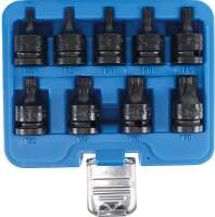 Kraft-Bit-Einsatz-Satz | Antrieb Innenvierkant 12,5 mm...