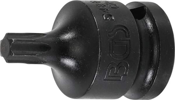 Kraft-Bit-Einsatz | Antrieb Innenvierkant 12,5 mm (1/2") | T-Profil (für Torx) T45