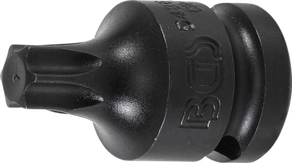 Kraft-Bit-Einsatz | Antrieb Innenvierkant 12,5 mm (1/2") | T-Profil (für Torx) T55