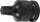 Kraft-Bit-Einsatz | Antrieb Innenvierkant 12,5 mm (1/2") | T-Profil (für Torx) T55