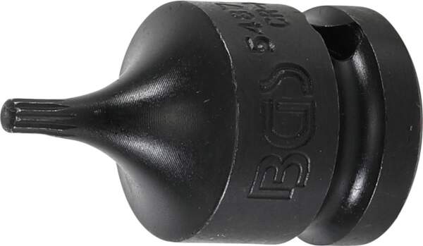 Kraft-Bit-Einsatz | Antrieb Innenvierkant 12,5 mm (1/2") | Innenvielzahn (für XZN) M4