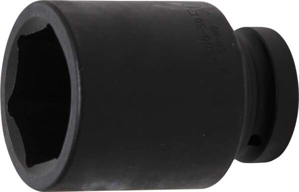 Kraft-Steckschlüssel-Einsatz Sechskant, tief | Antrieb Innenvierkant 25 mm (1") | SW 50 mm