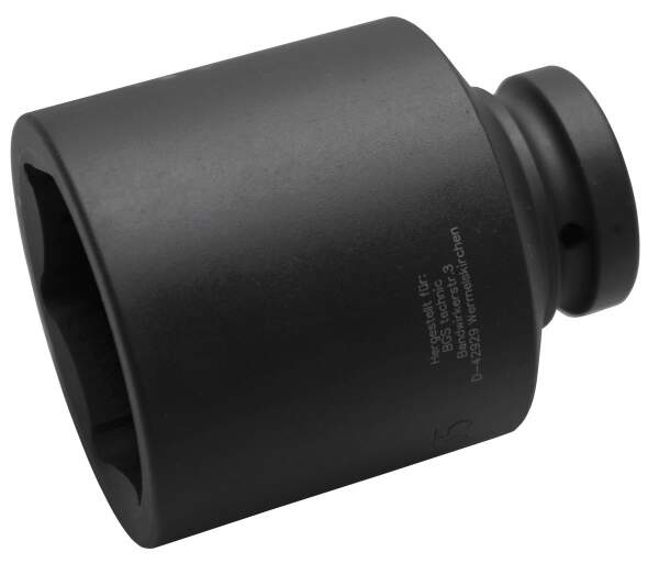 Kraft-Steckschlüssel-Einsatz Sechskant, tief | Antrieb Innenvierkant 25 mm (1") | SW 65 mm